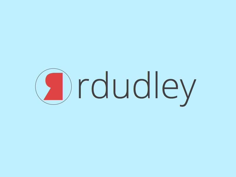 Rdudley Logo by Robert Dudley III on Dribbble