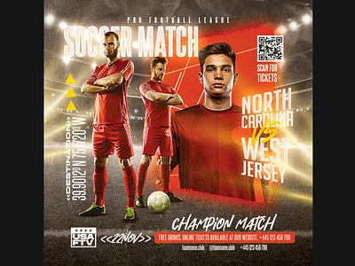 Soccer Flyer Template soccer