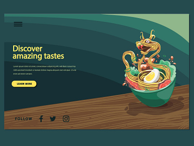 Spicy food design food food illustration illustration illustration art illustrator product site snake soup vector