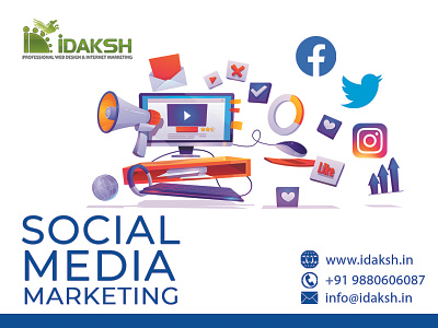 Social Media Markeitng Idaksh Technologies branding branding design digital digitalmarketing digitalmarketingagency marketing marketing campaign socialmedia socialmediaads socialmediamarketing socialmediapost