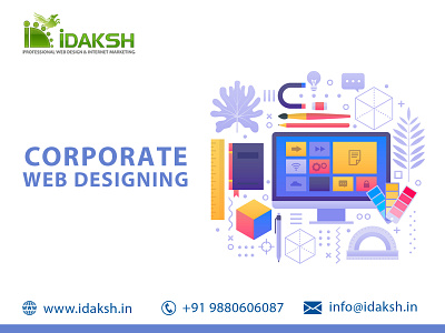 Corporate Web Designing Idaksh design