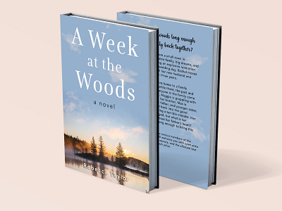 A Week at the Woods Book Cover Design book cover book design graphic design photoshop romance books self-published authors