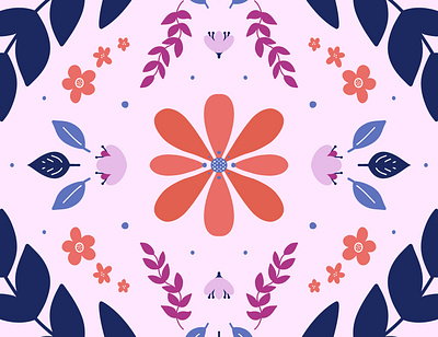 Vector Floral Pattern Design illustration illustrator pattern pattern design surface design