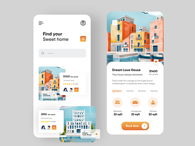 Home booking app