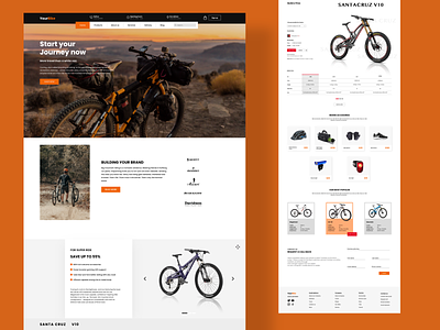 Bike shop Web amazing bicycles bike bikes bikeshop cool design mobile ui ux web webdesig