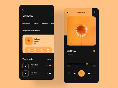 Music app app design lovely minimal mobile mobile ui mobiledesign music music app music art music player musicapp ui ux