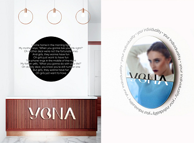 YONA nails | identity brand identity branding branding design concept identity layout logo logotype typo typogaphy