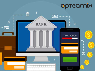 Digital Transformation in Banking | Opteamix by Opteamix on Dribbble