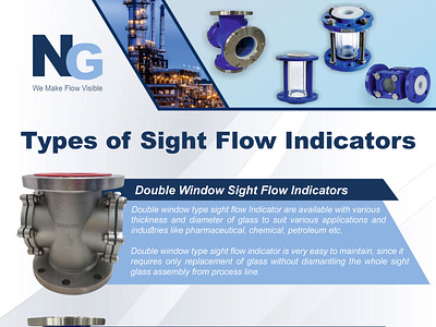 Types of Sight Flow Indicators nobleglasswork