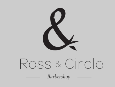 Ross & Circle Barbershop Logo