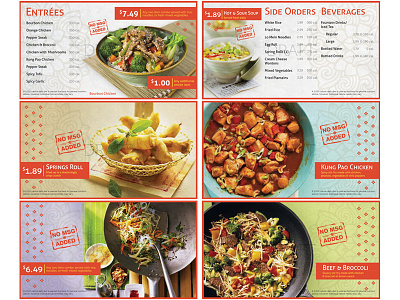 Chinese Food Menu System