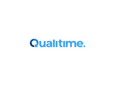 Qualitime Brand branding efficiency flat logo management time