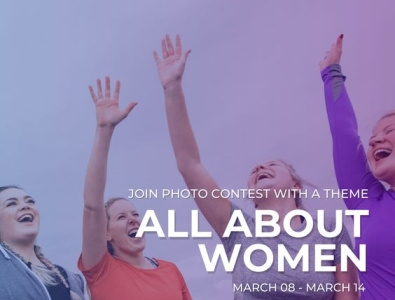 All about women photo contest invitation