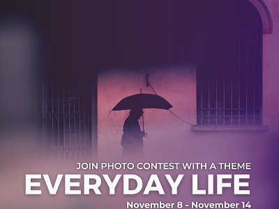 Everyday Life Photo Contest invitation by Glostars