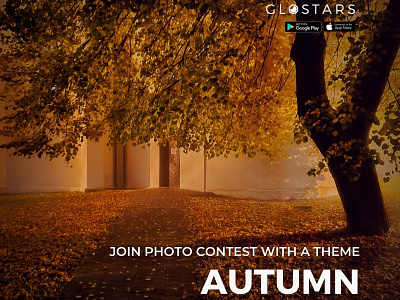 Autumn photo contest invitation by Glostars