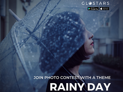 Rainy Day photo contest invitation by Glostars autumn colors community contest glostars illustration photographer photography photos rainy day