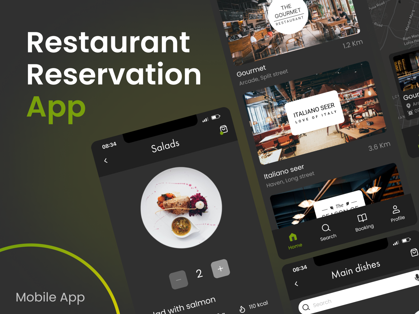 Restaurant Reservation App Project Cover By Jatin Sharma On Dribbble   Cover Image 4x 