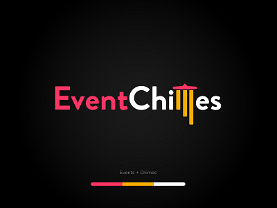 Event Chimes Logo art branding design flat illustration illustrator logo vector