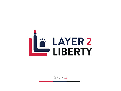 Layer2 Liberty art branding design flat graphic design icon illustration illustrator logo minimal