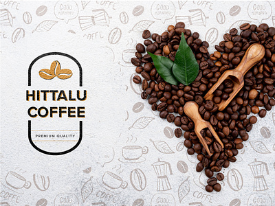 Hittalu Coffee Logo art branding design flat graphic design illustration illustrator logo minimal vector