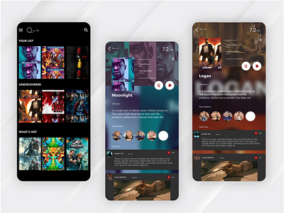 Movie Review App mobile app ui user experience user interface ux