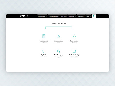 Colt Landing Page design landing page ui ux