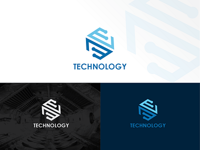Technology logo branding college logo company logo creative logo flat logo logodesign minimal school logo tech logo technology typography