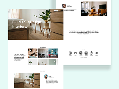 UI Design Interior Room uiux webdesign adobexd