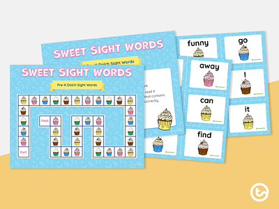 "Sweet Sight Words" Board Game