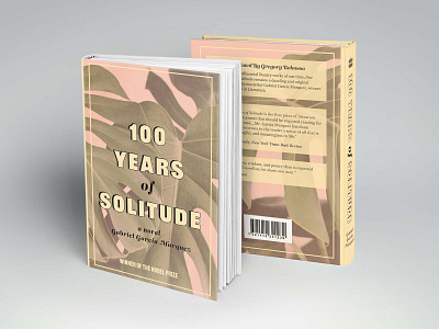 100 Years of Solitude book cover design graphic design illustration vector