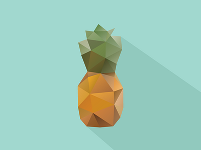 Low-Poly Pineapple