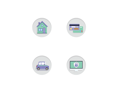 Icon Styles category flat icons utility