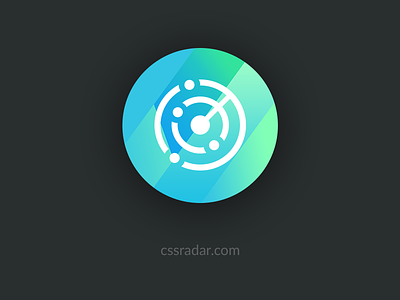 cssradar Icon brand mark gradient icon logo vibrant