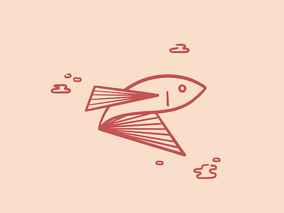 geometric icon: koi