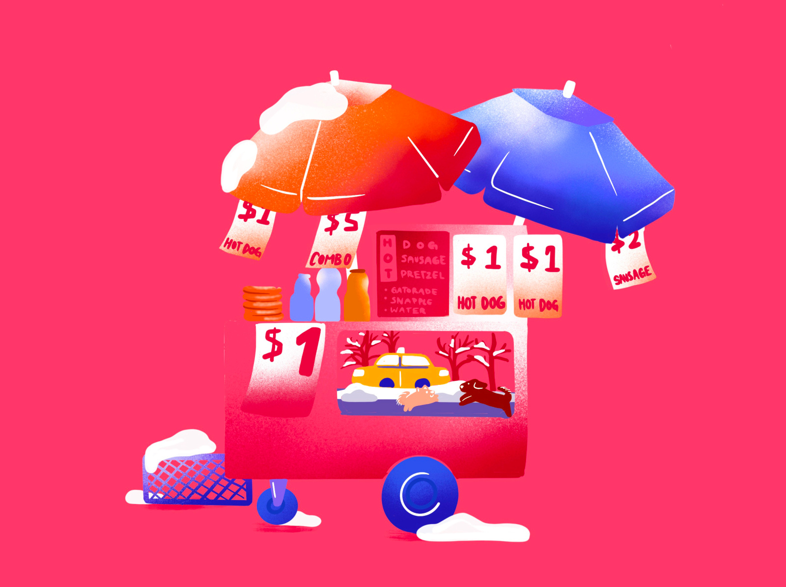 hot dollar by Emily Li on Dribbble