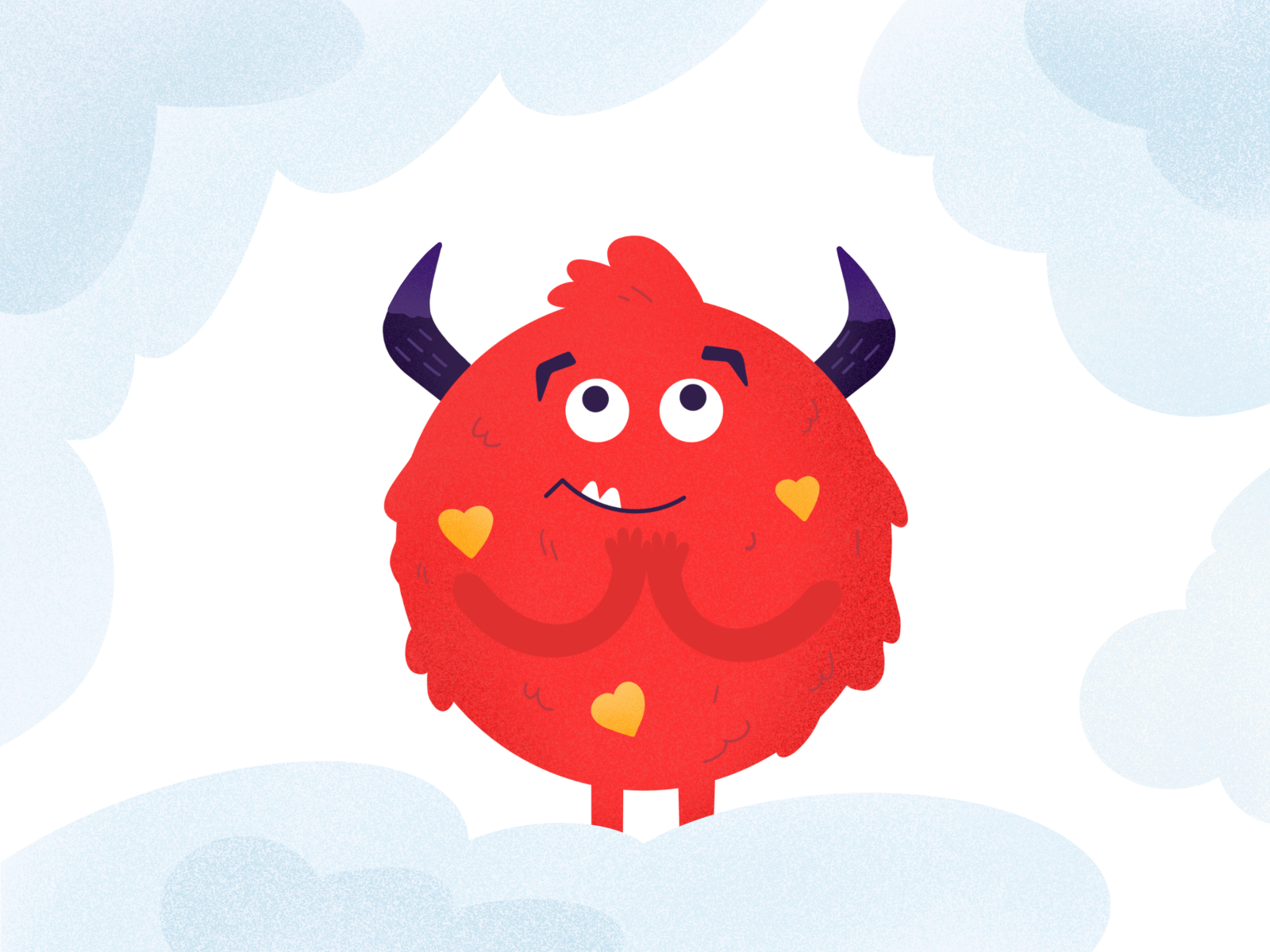 Valentine's Monster by Sunday Crew on Dribbble