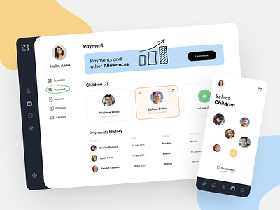 Online School-Q - Payment Dashboard