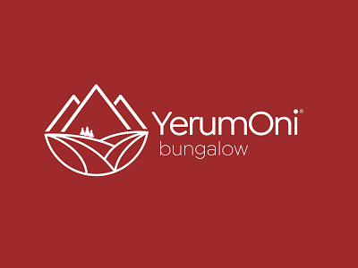 YerumOni Bungalow Logo branding design graphic design logo vector
