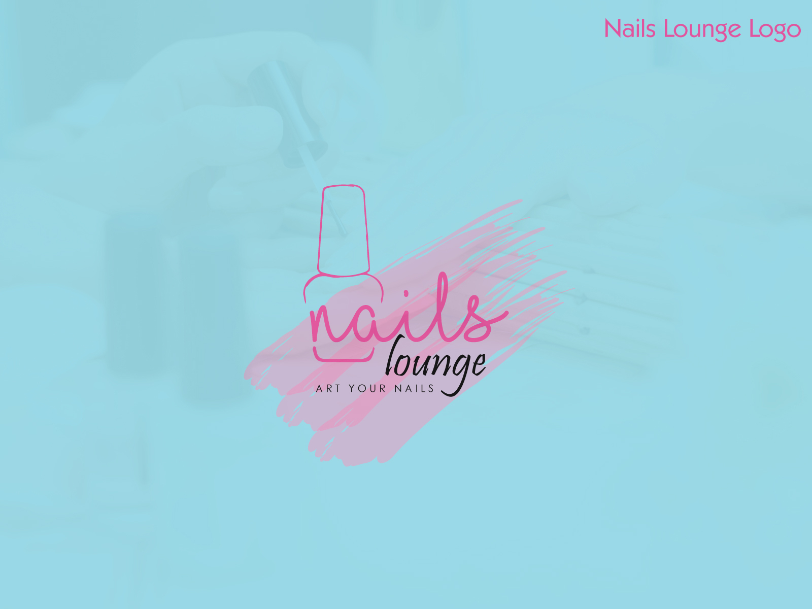 Nails Lounge Logo by Fouzia Kanij Khan on Dribbble