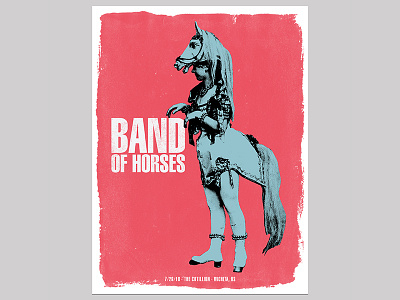 Band Of Horses Gigposter