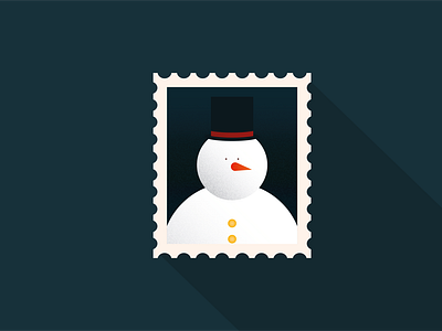 Snowman Stamp