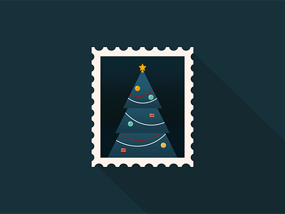 Christmas Tree Stamp