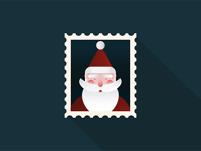 Santa Claus Stamp christmas christmas stamp christmas stamps design graphic graphic design illustration santa claus santa claus stamp stamp stamps vector