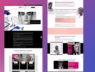 Skin Worthy - A Toronto Med Spa branding ui web design web development webflow