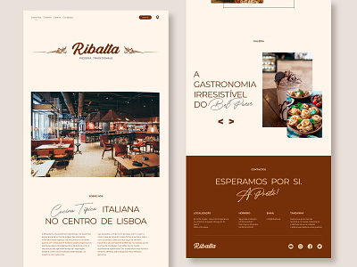 Restaurant-Ribalta design ui web webdesign