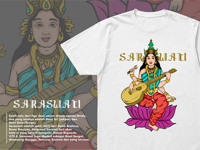 Saraswati Illustration illustration