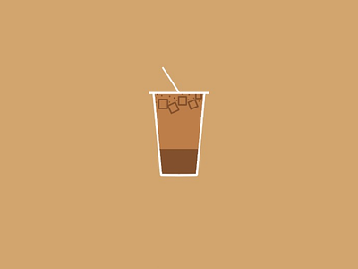 Cold Coffee Illustration beginner coffee cold coffee design illustration