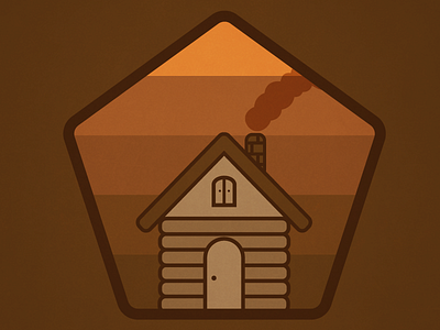 Happy Friday! cabin fun icon illustration tgif weekend