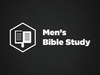 Men's Bible Study badge bible bible study icon men sermon tie