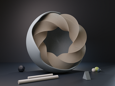 Simple Abstract Design 3d 3drender abstract art blender blender3d blender3dart blenderart blendercommunity blendercommunityindia blenderdaily blenderrender blenders blendershare cg cgi design digitalart render rendering